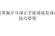 乒乓球回接技巧之旋转应用（掌握不同旋转乒乓球的回接技巧，提升竞技水平）