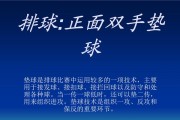 掌握排球下手球的技巧（学习正确的动作要领，提高球技水平）